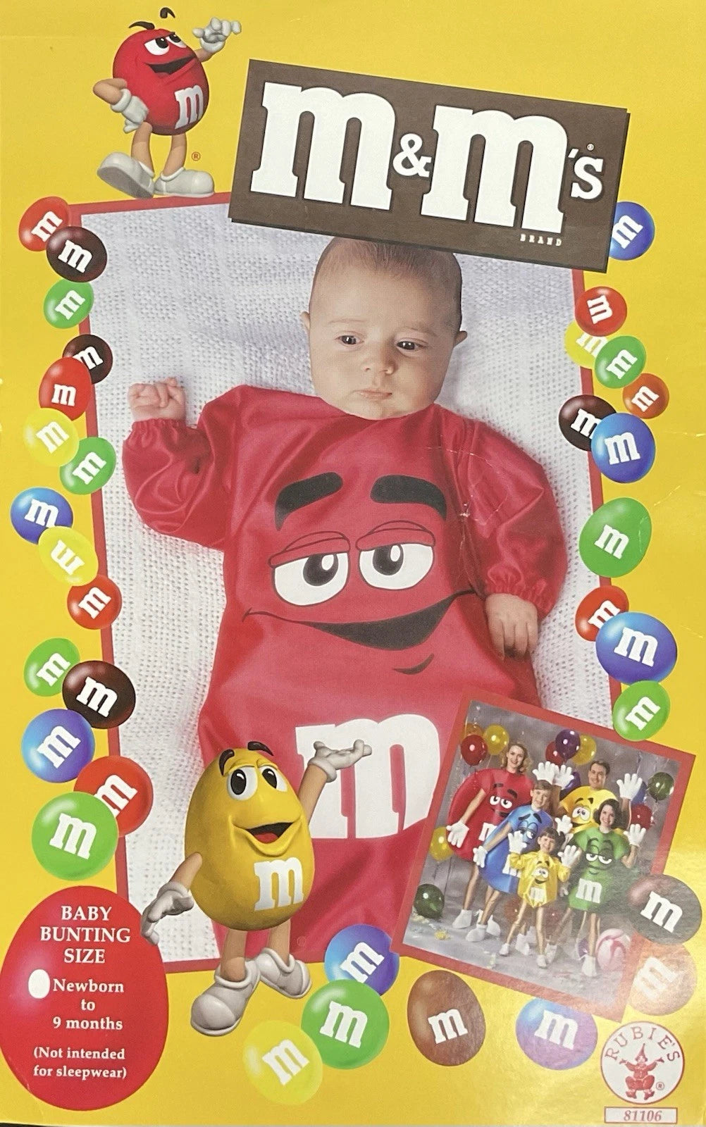 M&M Bunting Costume - Infant (0-9mo)