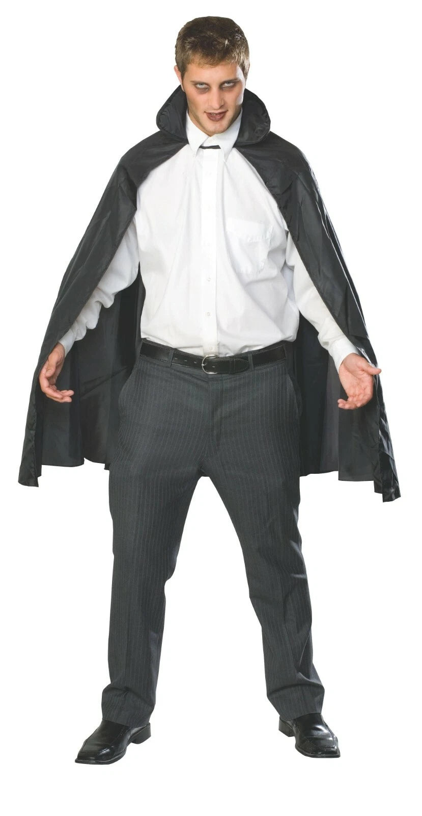 Black Taffeta Cape - Adult