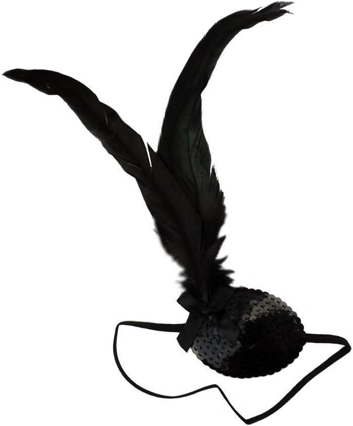 Sequin feather eyepatch 2022
