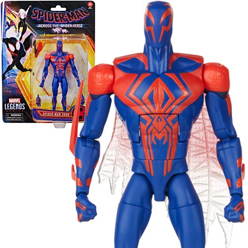 Spider-Man Retro Marvel Legends Spider-Man 2099 15,2 cm große Actionfigur