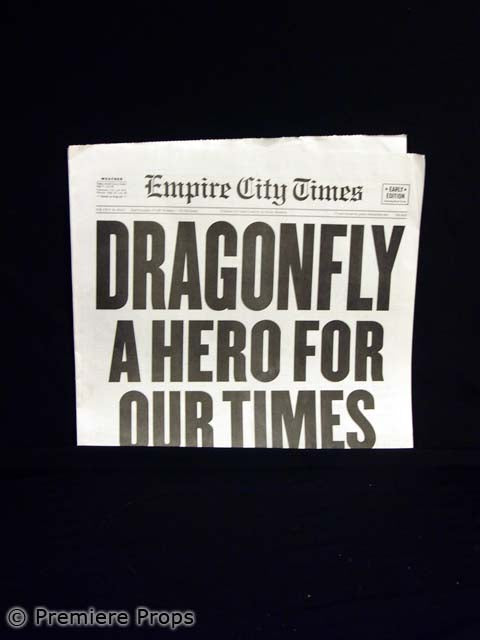 Superhero Movie Empire City Times Newspaper Movie Props (SPH2044)