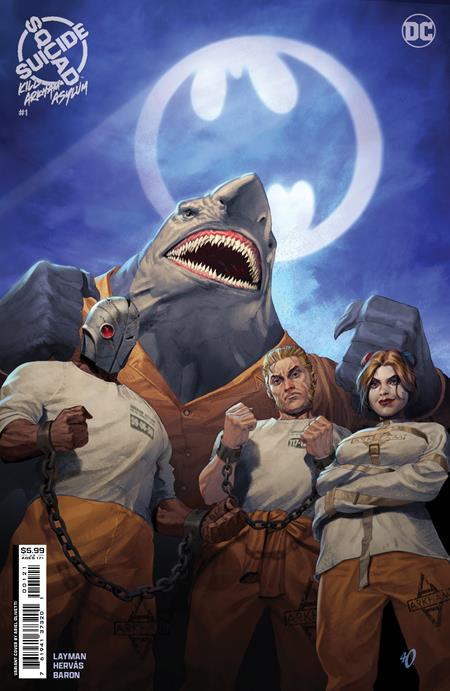 SUICIDE SQUAD KILL ARKHAM ASYLUM #1 (OF 5) CVR B ARIEL OLIVETTI CARD STOCK VAR (MR) 2/6/24