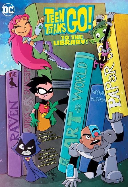 TEEN TITANS GO TO THE LIBRARY TP 1/2/24