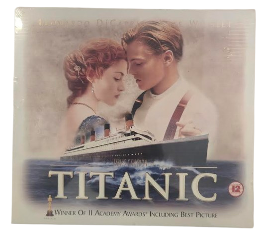 Titanic Collector's Edition VHS with 8 Collector Cards and Exclusive 35mm Film Cell