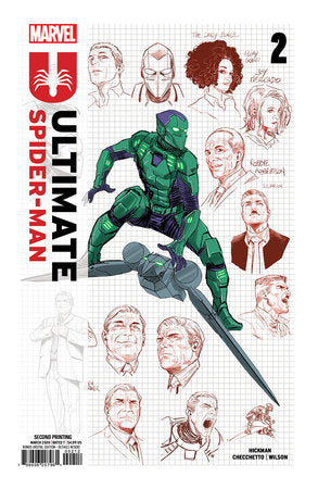 ULTIMATE SPIDER-MAN #2 MARCO CHECCHETTO 2ND PRINTING VARIANT 3/20/24