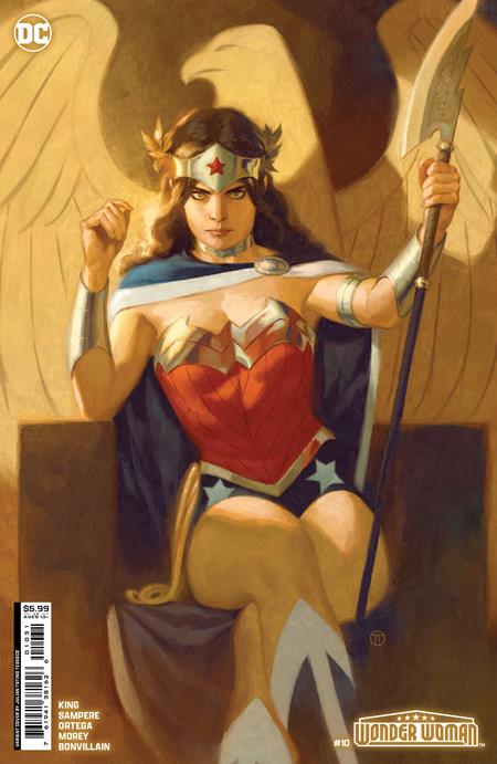 WONDER WOMAN #10 CVR B JULIAN TOTINO TEDESCO CARD STOCK VAR 6/18/24