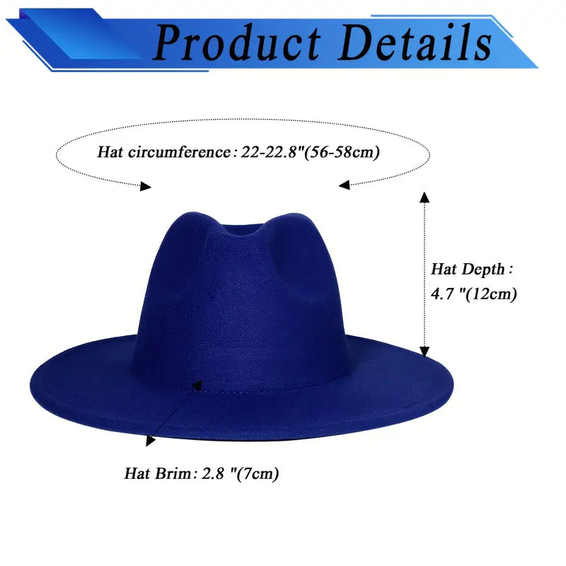 Fedora Hat - Wide Brim (Yellow) (Dick Tracy)