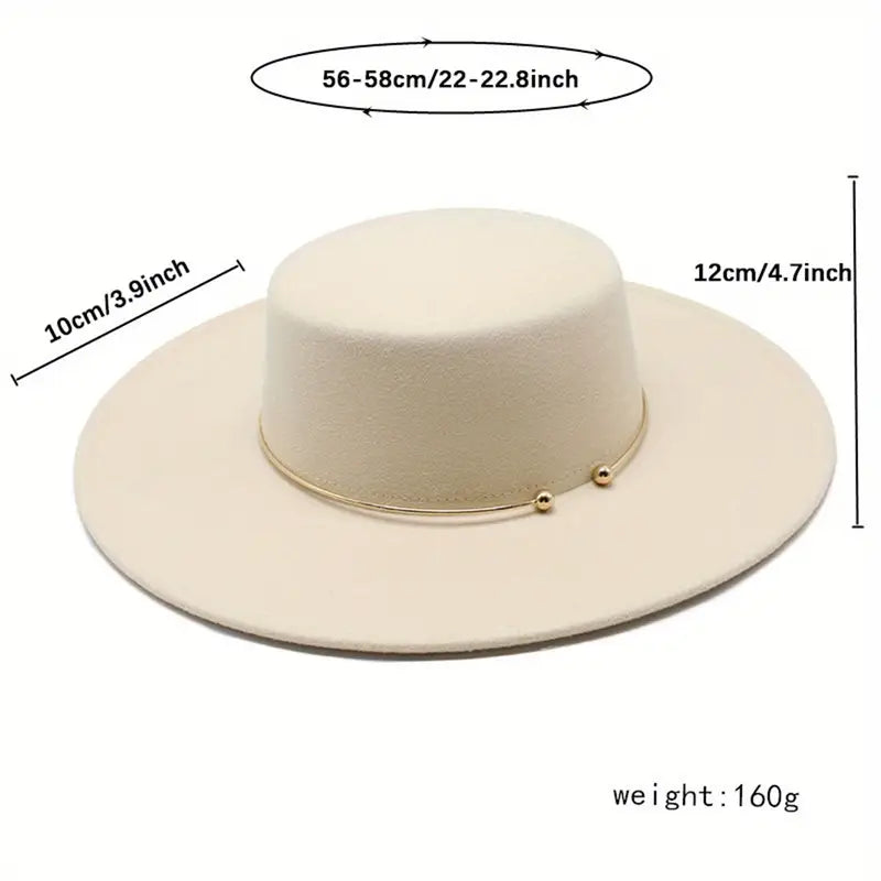 Fedora Wide Brim Hat (Zorro) (Black)