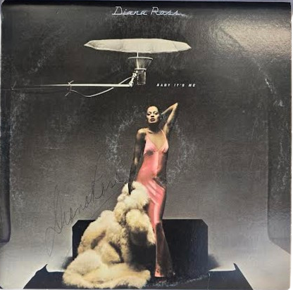 Diana Ross - Baby It's Me 1977 Autographed Vintage Vinyl LP