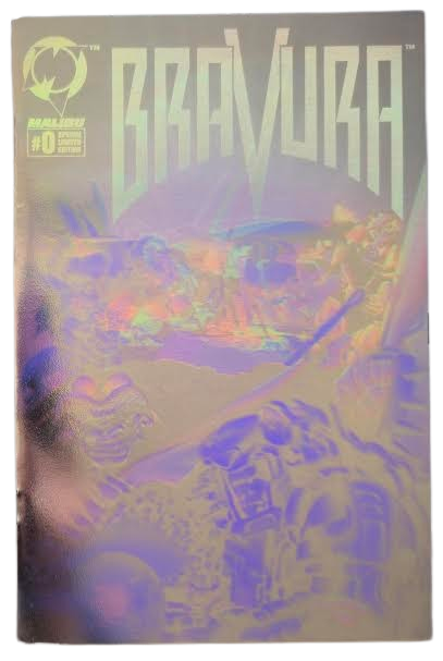 Bravura #0 Special Limited Edition Ernie Colon Hologram Cover 1995 VF-NM Vintage Comic