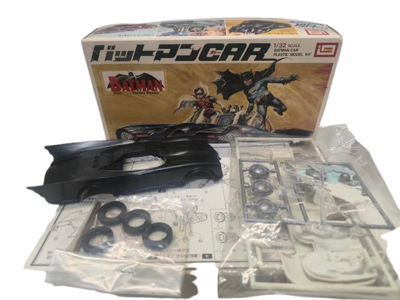 Imai 1/32 Scale Batman Car Plastic Model Kit - Made in Japan - Vintage