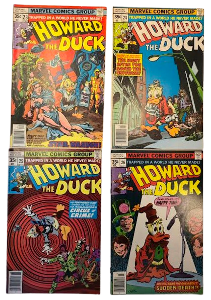 Howard the Duck Vintage Four-Comic Collection #23-26 VF-NM