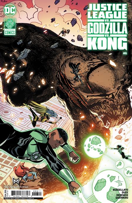 JUSTICE LEAGUE VS GODZILLA VS KONG #6 (OF 7) CVR A DREW EDWARD JOHNSON