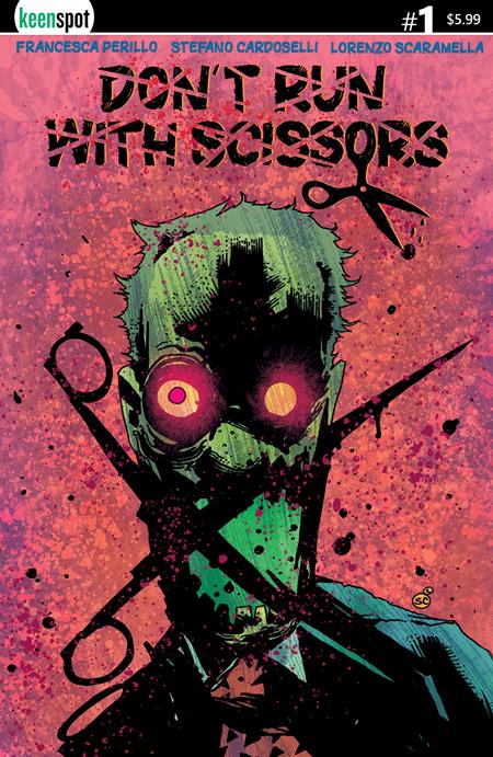 DONT RUN WITH SCISSORS #1 CVR A STEFANO CARDOSELLI SCISSOR MOUTH 05/07/2025