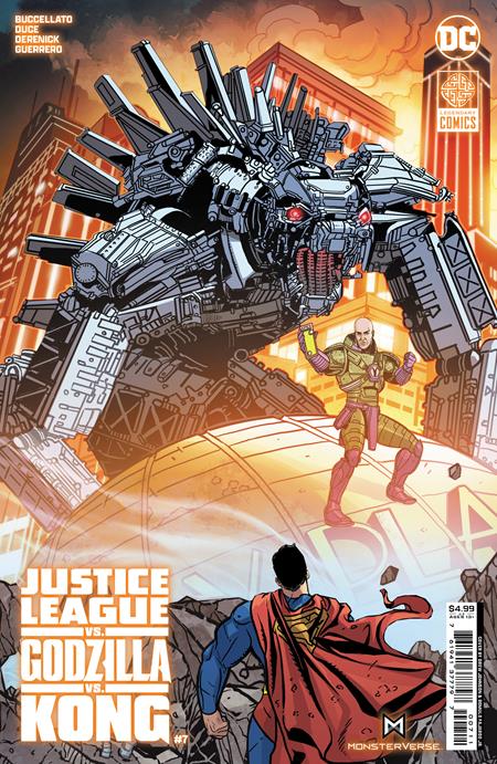 JUSTICE LEAGUE VS GODZILLA VS KONG #7 (OF 7) CVR A DREW JOHNSON 05/21/2024