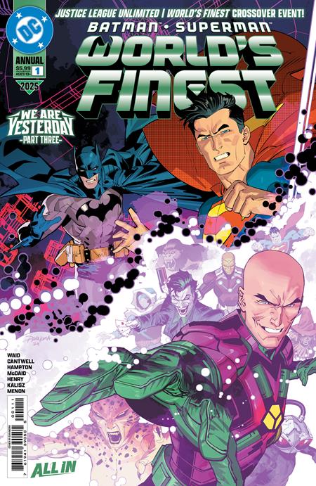 BATMAN SUPERMAN WORLDS FINEST 2025 ANNUAL #1 (ONE SHOT) CVR A DAN MORA CONNECTING (WE ARE YESTERDAY) (4/30/25)