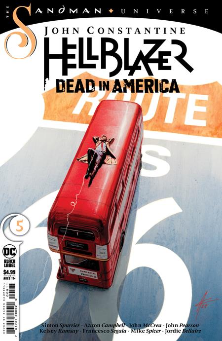 JOHN CONSTANTINE HELLBLAZER DEAD IN AMERICA #5 (OF 9) CVR A AARON CAMPBELL (MR) 05/21/2024