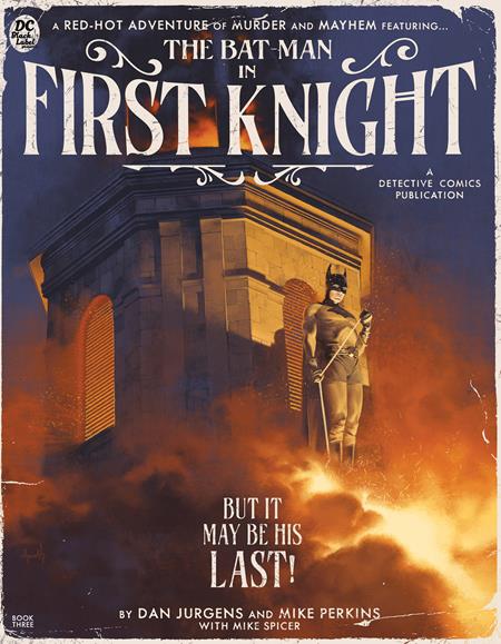 THE BAT-MAN FIRST KNIGHT #3 (OF 3) CVR C MARC ASPINALL PULP NOVEL VAR (MR) 05/21/2024