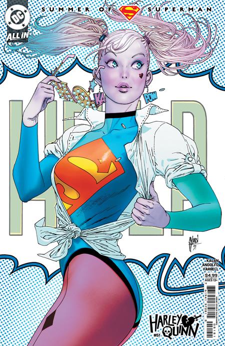 HARLEY QUINN #51 CVR D GUILLEM MARCH SUPERSMASH-UP CARD STOCK VAR 05/28/2025