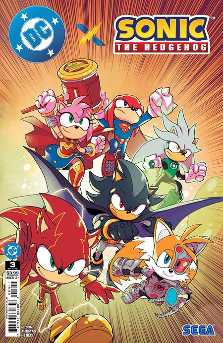 DC X SONIC THE HEDGEHOG #3 (OF 5) CVR A PABLO M COLLAR (5/21/25)