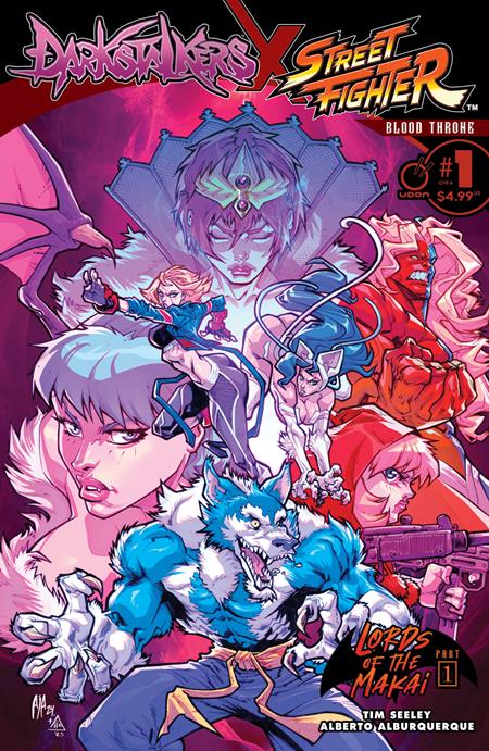 DARKSTALKERS X STREET FIGHTER BLOOD THRONE #1 (ONE SHOT) CVR A ALBERTO ALBURQUERQUE 07/09/2025
