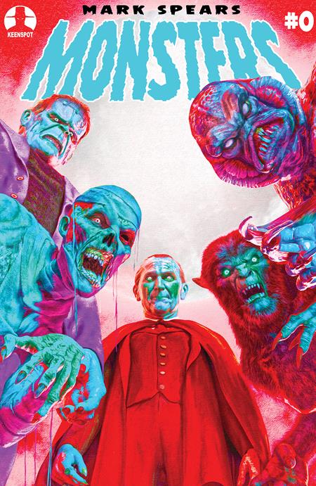 MARK SPEARS MONSTERS #0 DELUXE EDITION (ONE SHOT) CVR E MARK SPEARS THE SQUAD VAR 06/10/2026