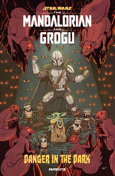 STAR WARS THE MANDALORIAN AND GROGU DANGER IN THE DARK (ONE-SHOT) CVR A BRENT SCHOONOVER 07/22/2026