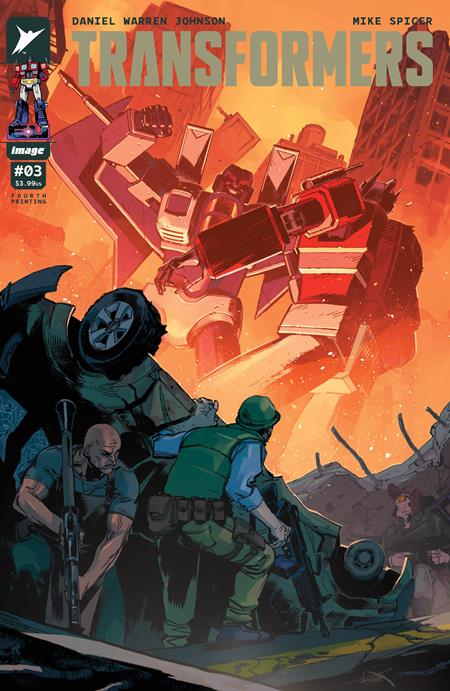 TRANSFORMERS #3 Fourth Printing 10/30/2024