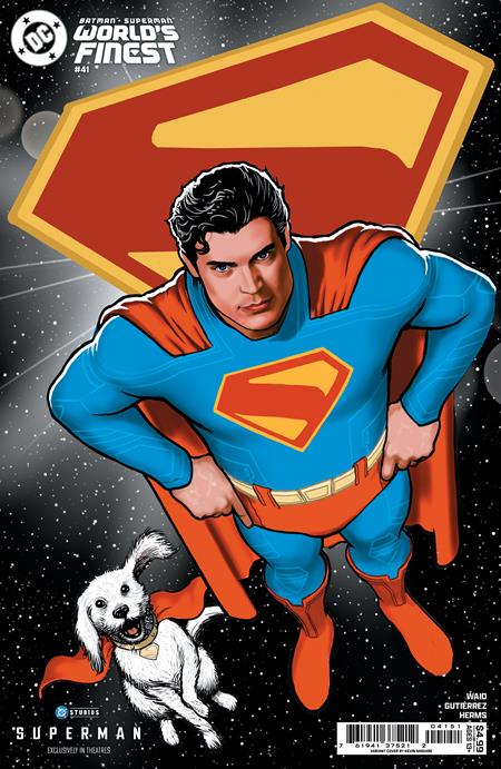BATMAN SUPERMAN WORLDS FINEST #41 CVR D KEVIN MAGUIRE SUPERMAN MOVIE CARD STOCK VAR 07/16/2025