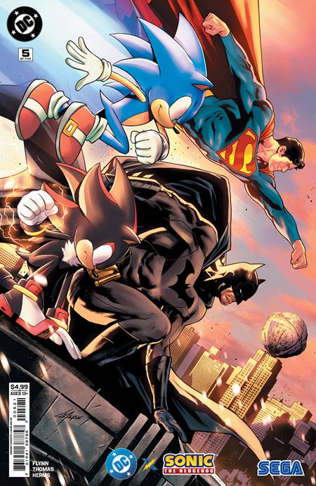 DC X SONIC THE HEDGEHOG #5 (OF 5) CVR B LUCAS MEYER CARD STOCK VAR (7/30/25)