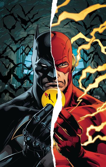 BATMAN FLASH THE BUTTON DELUXE ED HC (REBIRTH) 2017