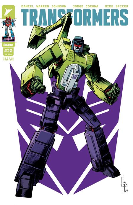 TRANSFORMERS #20 2ND PTG CVR A JASON HOWARD DECEPTICON CVR 09/03/2025