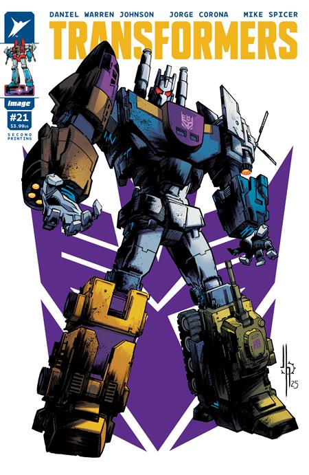 TRANSFORMERS #21 2ND PTG CVR A JASON HOWARD DECEPTICON CVR 09/03/2025
