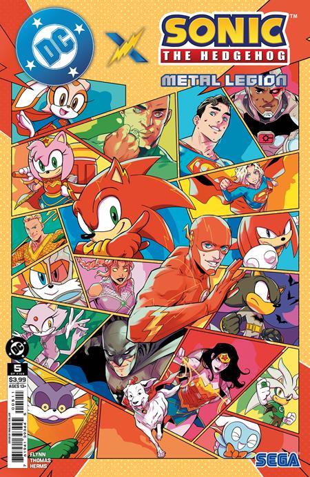 DC X SONIC THE HEDGEHOG METAL LEGION #5 (OF 5) CVR A PABLO M COLLAR (09/16/2026)