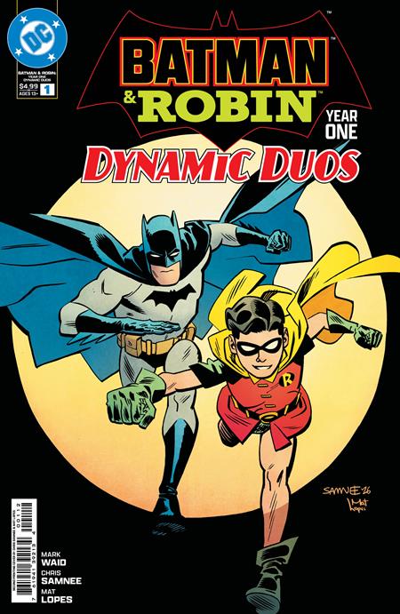 BATMAN & ROBIN YEAR ONE DYNAMIC DUOS #1 (OF 12) Second Printing Cvr A Chris Samnee (10/14/2026)