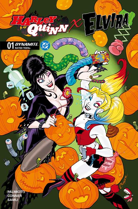 HARLEY QUINN X ELVIRA #1 CVR A AMANDA CONNER 10/08/2025