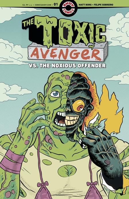 TOXIC AVENGER VS THE NOXIOUS OFFENDER #1 (OF 5) CVR A MATT BORS (MR)(10/07/2026)