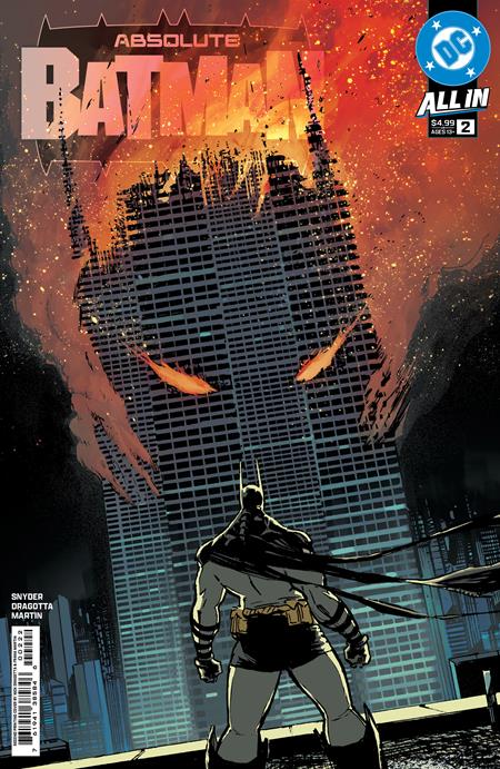 ABSOLUTE BATMAN #2 Second Printing Cvr A Nick Dragotta 12/26/2024