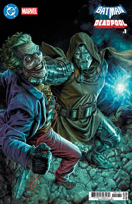 DC MARVEL BATMAN DEADPOOL #1 (ONE SHOT) CVR C LEE BERMEJO JOKER DR DOOM CARD STOCK VAR 11/19/2025