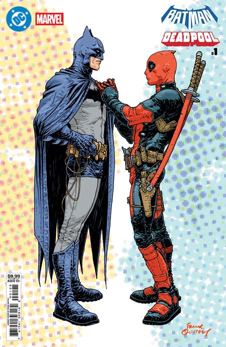 DC MARVEL BATMAN DEADPOOL #1 (ONE SHOT) CVR N FRANK QUITELY BATMAN DEADPOOL CARD STOCK VAR 11/19/2025