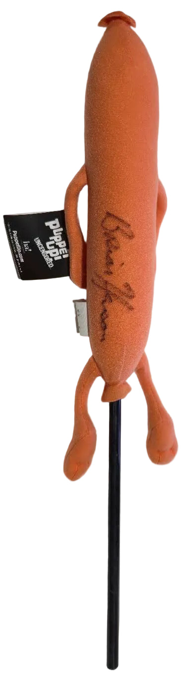 Puppet Up! – Uncensored Souvenir Hot Dog Brian Henson Autographed Puppet