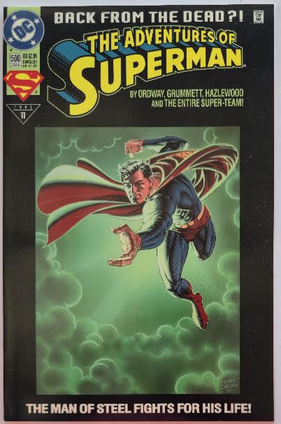 Adventures of Superman #500  1993 Jerry Ordway Collector's Set Opened Polybag