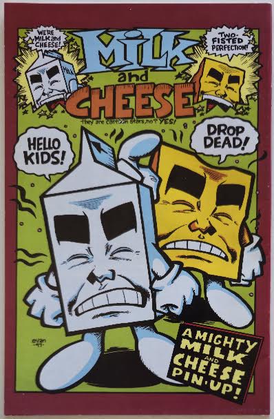Milk and Cheese #7 Fourth Printing (1997) Vintage Comic