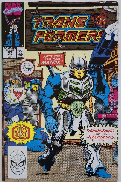 Transformers #63 1989 Vintage Comic