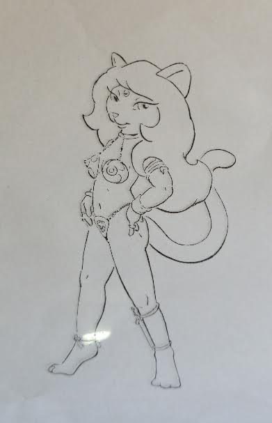 Anthropomorphic Fantasy Cat on Celluloid 1970s