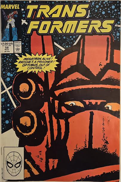 Transformers #58 1989 FN-VF Vintage Comic