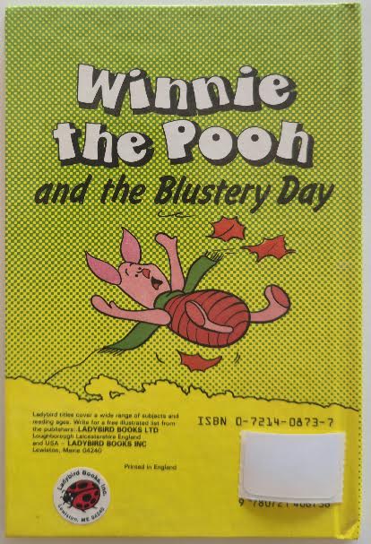 Winnie the Pooh and the Blustery Day HC Ladybird Books 1985 Vintage Book