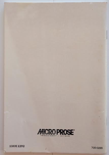 Sid Meier's Civilization MicroProse 1991 Game Manual