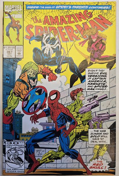 Amazing Spider-Man #367 1992 VF Vintage Comic