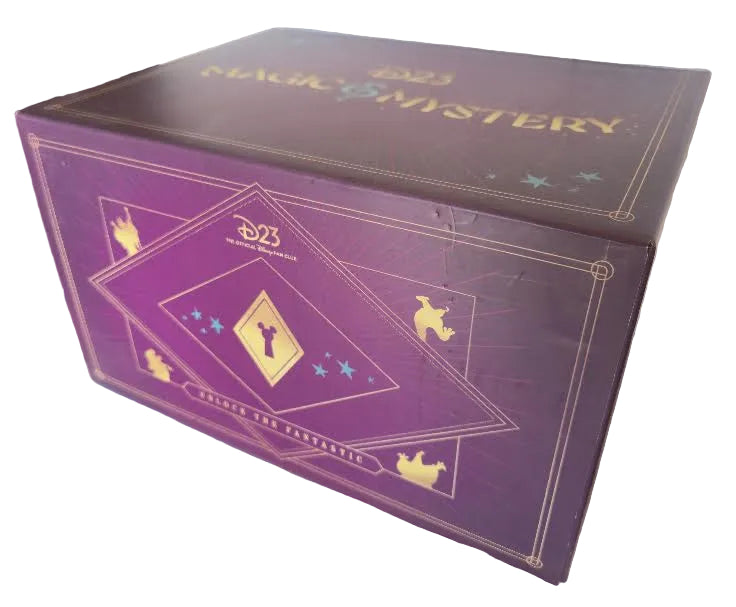 D23 Magic & Mystery 2024 Gold Member Collector Set with Mickey Mouse and Malificent Figures